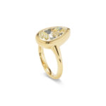 Pear Statement | Brilliant White | 14K White Gold | Refined Light | Signature - Image 3