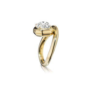 Round Brilliant Statement | Brilliant White | 14K White Gold | Pure Sophistication