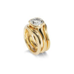 Round Brilliant Statement | Brilliant White | 14K White Gold | Classic Charm | Heirloom - Image 2