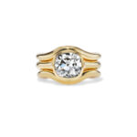 Round Brilliant Statement | Brilliant White | 14K White Gold | Classic Charm | Heirloom - Image 3
