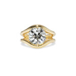 Round Brilliant Statement | Brilliant White | 14K White Gold | Classic Charm | Heirloom - Image 4