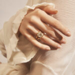 Round Brilliant Statement | Brilliant White | 14K White Gold | Classic Charm | Heirloom