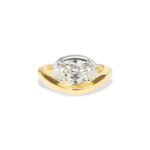 Round Brilliant Statement | Brilliant White | 14K White Gold | Pure Sophistication - Image 3