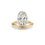 Round Brilliant Statement | Brilliant White | 14K White Gold | Classic Charm