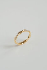 Round Brilliant Band | Brilliant White | 14K White Gold | Refined Light | Modern Classic - Image 3