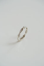 Round Brilliant Band | Brilliant White | 14K White Gold | Refined Light | Modern Classic - Image 5
