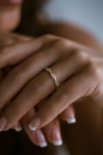 Round Brilliant Band | Brilliant White | 14K White Gold | Pure Sophistication - Image 2