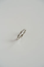 Round Brilliant Band | Brilliant White | 14K White Gold | Pure Sophistication - Image 3
