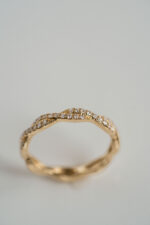 Round Brilliant Band | Brilliant White | 14K White Gold | Pure Sophistication - Image 5