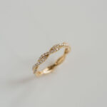 Round Brilliant Band | Brilliant White | 14K White Gold | Pure Sophistication