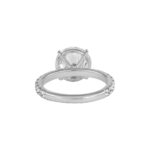 4.25 Carat Round Brilliant Diamond Ring | Brilliant White | 14K White Gold | Modern Nobility - Image 3