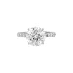 4.25 Carat Round Brilliant Diamond Ring | Brilliant White | 14K White Gold | Modern Nobility - Image 5