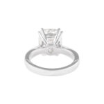 5.01 Carat Cushion Diamond Ring | Brilliant White | 14K White Gold | Radiant Elegance - Image 4