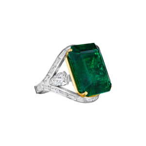 29.1 Carat Emerald-cut Statement | 14K White Gold | Unparalleled Brilliance