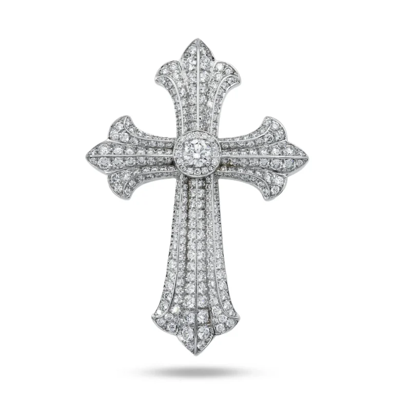 2.01-Carat Round Diamond Pendant | White Diamond | 18K White Gold | The Polaris Eternelle