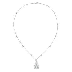 6.0-Carat Pear Diamond Pendant | G Color | VS Clarity | Platinum or 18K Gold | The Aurelia Promise