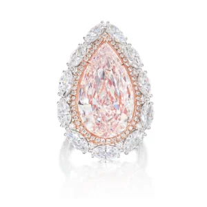 8-Carat Pear Fancy Pink Diamond Pendant | Fancy Pink | Clarity Available on Request | Bespoke Setting | The Vespera Brilliance