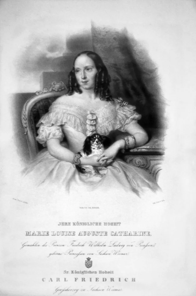 Empress Augusta of Germany 2. Portrait of Empress Augusta by Alexander Clarot