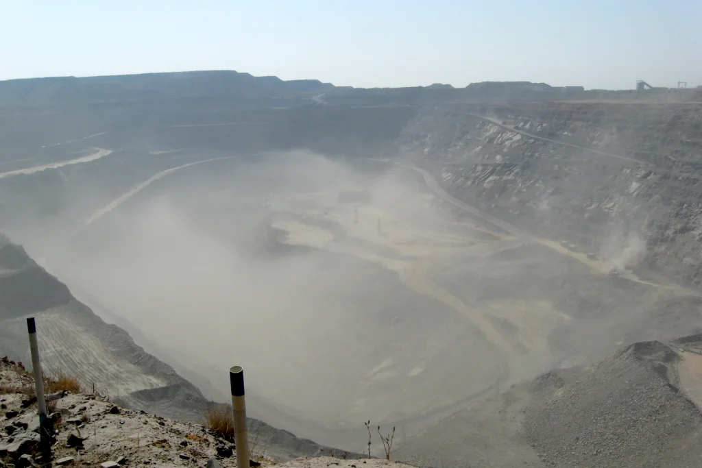 The Lesedi La Rona 1. Open pit diamond mine in Botswana