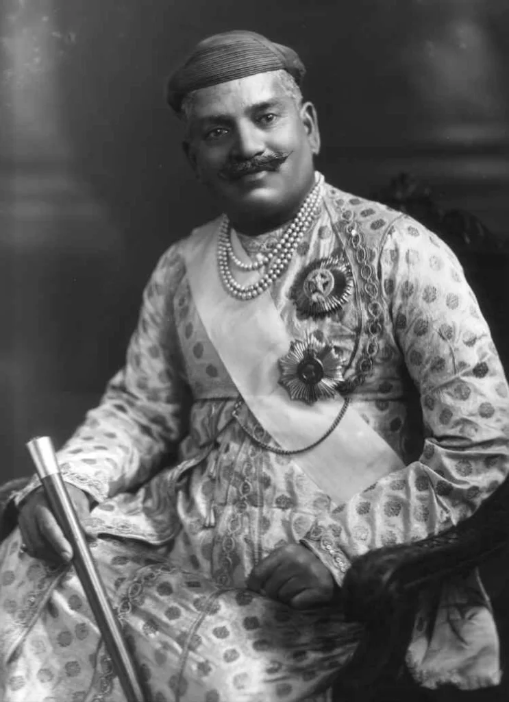 The Akbar Shah 2. Photograph of the Maharaja of Baroda, 1919