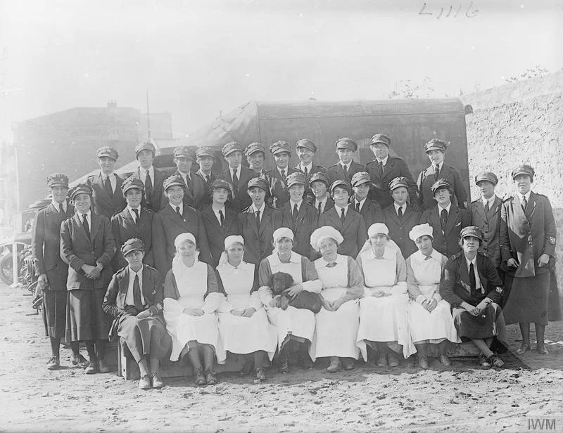 Red Cross Diamond 1. British Red Cross ambulance on the Western Front, First World War