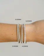 Round Diamond Tennis Bracelet Entry