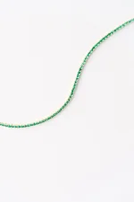 Round Emerald Tennis Bracelet