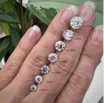 1.5 Carat Total Weight Round Studs