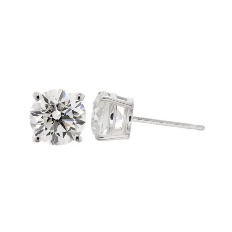 6.5 Carat Total Weight Round Studs