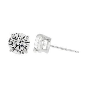 6.8 Carat Total Weight Round Studs