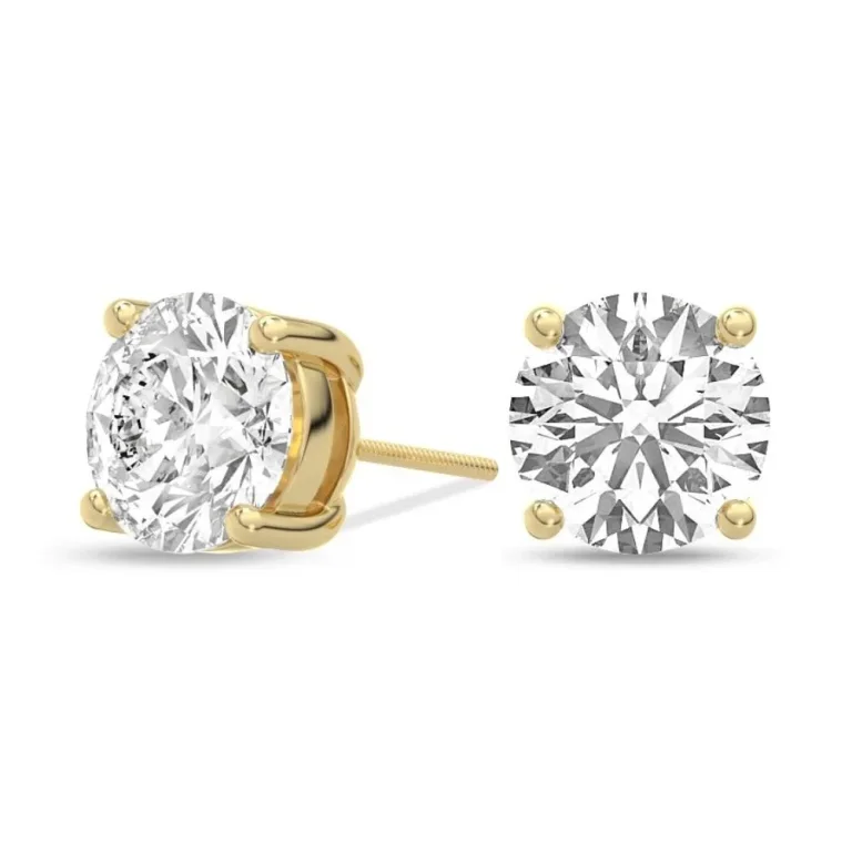7.4 Carat Total Weight Round Studs