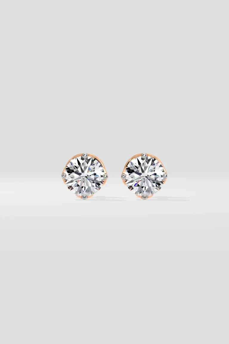 8.6 Carat Total Weight Round Studs