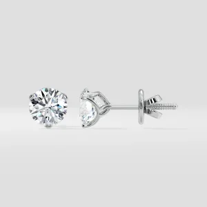 8.8 Carat Total Weight Round Studs