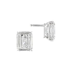 Diamond Earrings Emerald-cut Diamonds of 5.41 and 5.14 Carats, Platinum Ref. HJ-0336 — view 4
