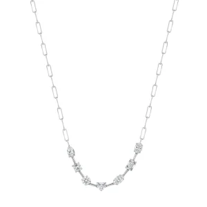 1.73CT. FANCY SHAPE DIAMOND NECKLACE IN 18K WHITE GOLD