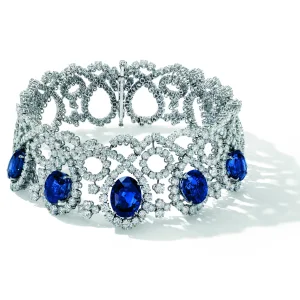 250 carats IMPORTANT SAPPHIRE AND DIAMOND NECKLACE