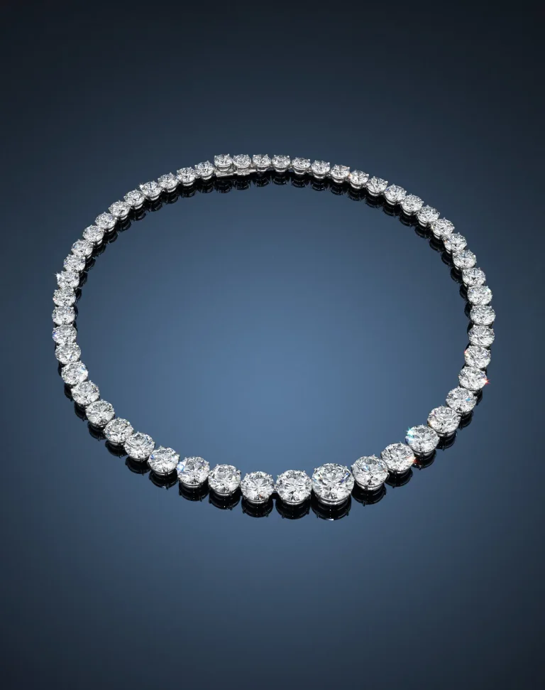 70 carat round tennis riveria 5-0.7 carats D-F vvs-Vs