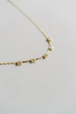 Emerald Cut East-West Diamond Gallery Necklace