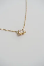 Radiant Cut East-West Framed Diamond Slider