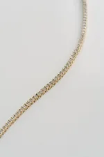 Round Diamond Tennis Necklace | Classic Line